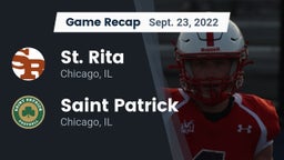 Recap: St. Rita  vs. Saint Patrick  2022