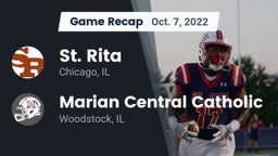 Recap: St. Rita  vs. Marian Central Catholic  2022