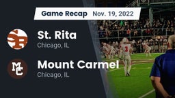 Recap: St. Rita  vs. Mount Carmel  2022