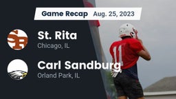Recap: St. Rita  vs. Carl Sandburg  2023