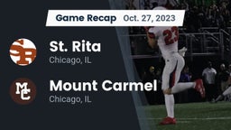 Recap: St. Rita  vs. Mount Carmel  2023