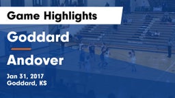 Goddard  vs Andover  Game Highlights - Jan 31, 2017