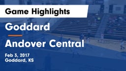 Goddard  vs Andover Central  Game Highlights - Feb 3, 2017