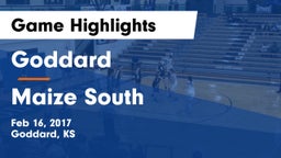 Goddard  vs Maize South  Game Highlights - Feb 16, 2017