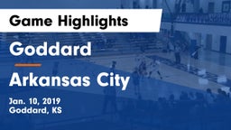 Goddard  vs Arkansas City  Game Highlights - Jan. 10, 2019