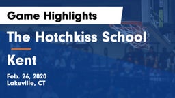 The Hotchkiss School vs Kent Game Highlights - Feb. 26, 2020