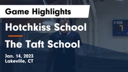 Hotchkiss School vs The Taft School Game Highlights - Jan. 14, 2023
