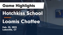 Hotchkiss School vs Loomis Chaffee Game Highlights - Feb. 25, 2023