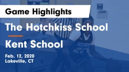 The Hotchkiss School vs Kent School Game Highlights - Feb. 12, 2020
