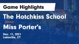 The Hotchkiss School vs Miss Porter's  Game Highlights - Dec. 11, 2021