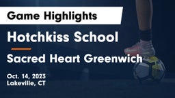 Hotchkiss School vs Sacred Heart Greenwich Game Highlights - Oct. 14, 2023