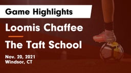 Loomis Chaffee vs The Taft School Game Highlights - Nov. 20, 2021