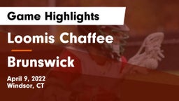 Loomis Chaffee vs Brunswick  Game Highlights - April 9, 2022