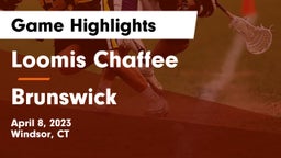 Loomis Chaffee vs Brunswick  Game Highlights - April 8, 2023