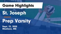St. Joseph vs Prep Varsity Game Highlights - Sept. 22, 2020