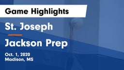 St. Joseph vs Jackson Prep  Game Highlights - Oct. 1, 2020