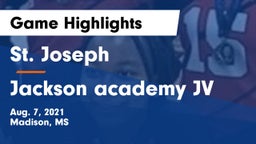 St. Joseph vs Jackson academy JV Game Highlights - Aug. 7, 2021