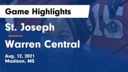 St. Joseph vs Warren Central  Game Highlights - Aug. 12, 2021