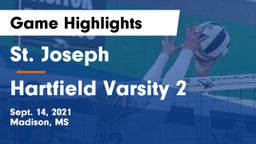 St. Joseph vs Hartfield Varsity 2 Game Highlights - Sept. 14, 2021