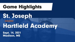 St. Joseph vs Hartfield Academy  Game Highlights - Sept. 14, 2021