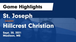 St. Joseph vs Hillcrest Christian  Game Highlights - Sept. 30, 2021