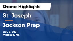 St. Joseph vs Jackson Prep  Game Highlights - Oct. 5, 2021