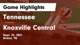 Tennessee  vs Knoxville Central  Game Highlights - Sept. 25, 2021