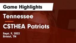 Tennessee  vs CSTHEA Patriots Game Highlights - Sept. 9, 2022