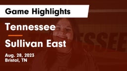 Tennessee  vs Sullivan East Game Highlights - Aug. 28, 2023