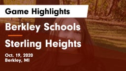 Berkley Schools vs Sterling Heights  Game Highlights - Oct. 19, 2020