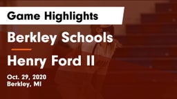 Berkley Schools vs Henry Ford II  Game Highlights - Oct. 29, 2020