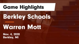 Berkley Schools vs Warren Mott Game Highlights - Nov. 4, 2020