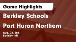 Berkley Schools vs Port Huron Northern  Game Highlights - Aug. 28, 2021