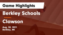 Berkley Schools vs Clawson  Game Highlights - Aug. 30, 2021