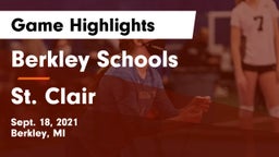 Berkley Schools vs St. Clair  Game Highlights - Sept. 18, 2021