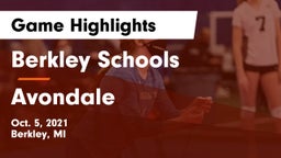 Berkley Schools vs Avondale  Game Highlights - Oct. 5, 2021