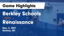 Berkley Schools vs Renaissance  Game Highlights - Nov. 5, 2021