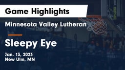 Minnesota Valley Lutheran  vs Sleepy Eye  Game Highlights - Jan. 13, 2023