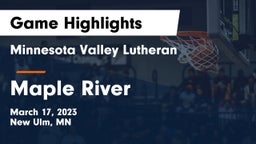 Minnesota Valley Lutheran  vs Maple River  Game Highlights - March 17, 2023