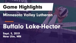 Minnesota Valley Lutheran  vs Buffalo Lake-Hector  Game Highlights - Sept. 5, 2019