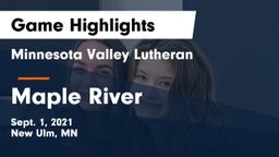 Minnesota Valley Lutheran  vs Maple River  Game Highlights - Sept. 1, 2021