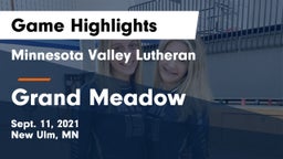Minnesota Valley Lutheran  vs Grand Meadow  Game Highlights - Sept. 11, 2021