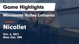 Minnesota Valley Lutheran  vs Nicollet  Game Highlights - Oct. 4, 2021