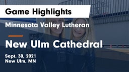 Minnesota Valley Lutheran  vs New Ulm Cathedral  Game Highlights - Sept. 30, 2021