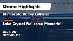 Minnesota Valley Lutheran  vs Lake Crystal-Wellcome Memorial  Game Highlights - Oct. 7, 2021