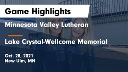 Minnesota Valley Lutheran  vs Lake Crystal-Wellcome Memorial  Game Highlights - Oct. 28, 2021