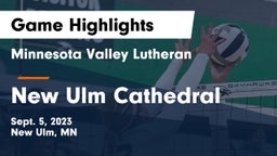 Minnesota Valley Lutheran  vs New Ulm Cathedral  Game Highlights - Sept. 5, 2023