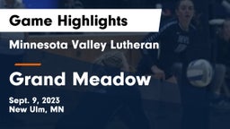 Minnesota Valley Lutheran  vs Grand Meadow  Game Highlights - Sept. 9, 2023