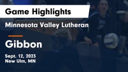 Minnesota Valley Lutheran  vs Gibbon  Game Highlights - Sept. 12, 2023