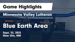 Minnesota Valley Lutheran  vs Blue Earth Area  Game Highlights - Sept. 23, 2023